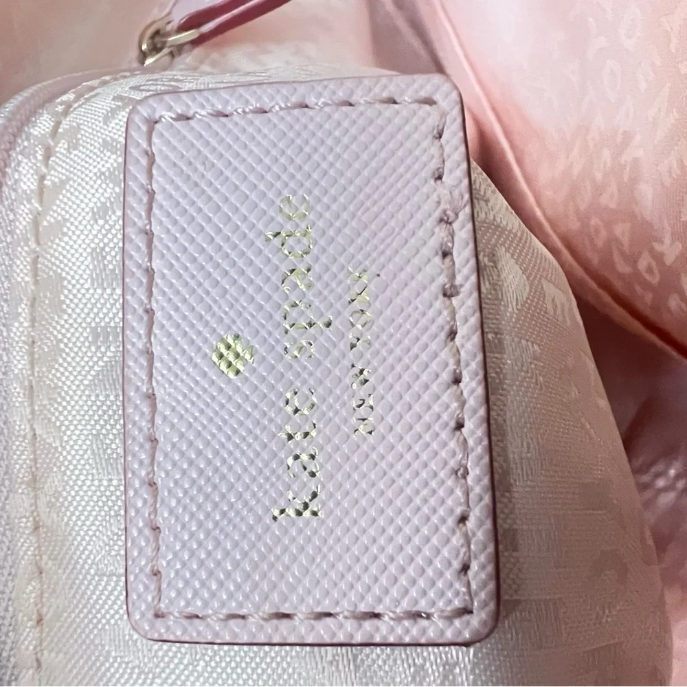 Kate Spade Pink Polka Dot Tote Bag Measurement 14.5 x 5 x 9